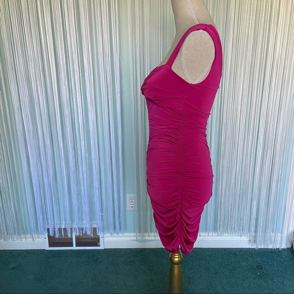 Pink Ruched Dress - Picture 4 of 16